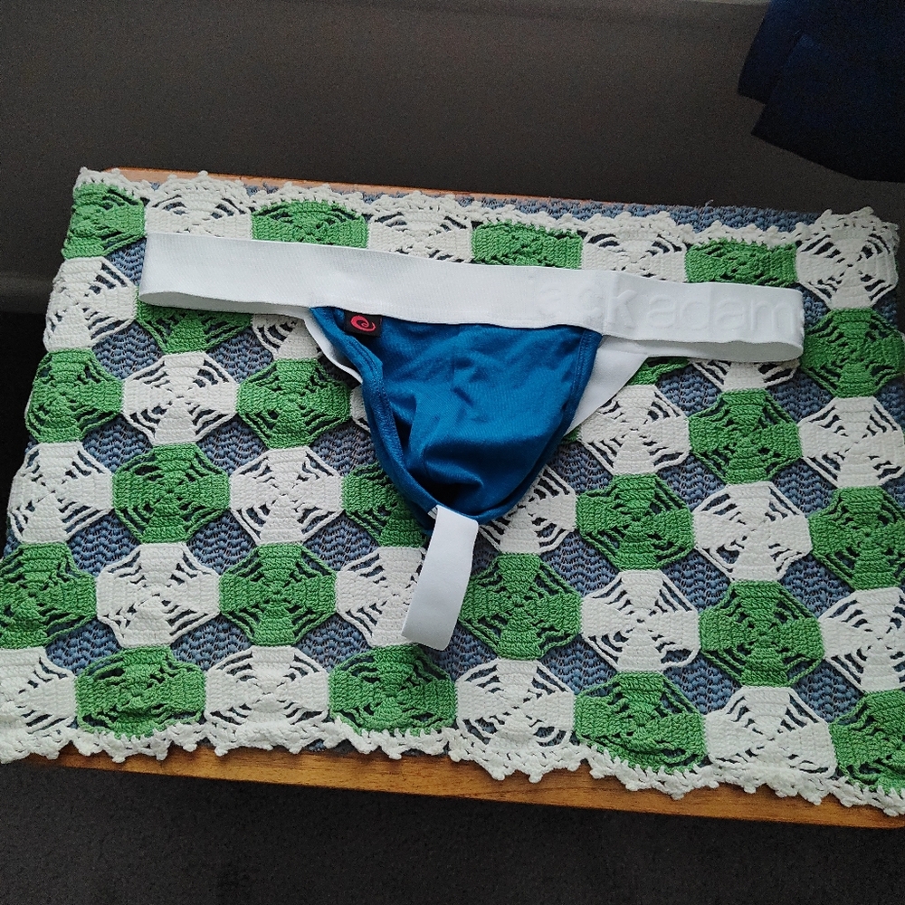 Blue Men's YBack Thong
